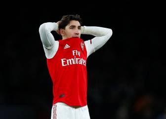 Bellerín se lesiona en el calentamiento ante el West Ham