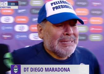 Tremendo lo de Maradona: vean lo que le pasó nada más acabar el partido
