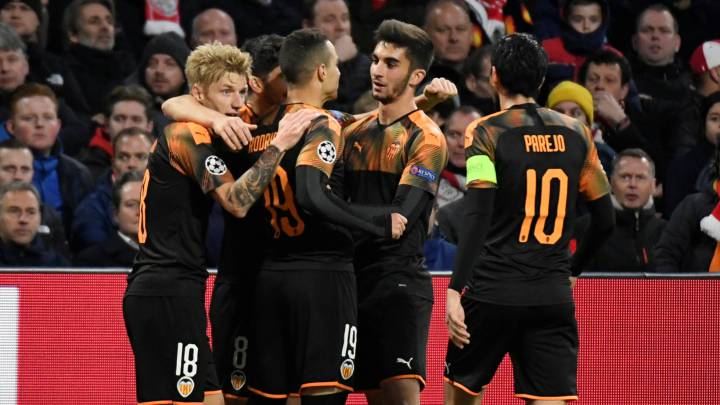 Ajax 0-1 Valencia: resumen, gol y resultado del partido
