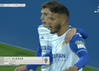 Luis Suárez impulsa al Zaragoza para acechar el ascenso directo