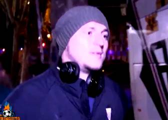 El Chiringuito cazó a Zozulya subiendo al bus tras lo ocurrido