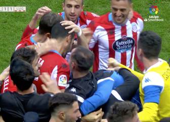 El Lugo salva un punto en el 102'