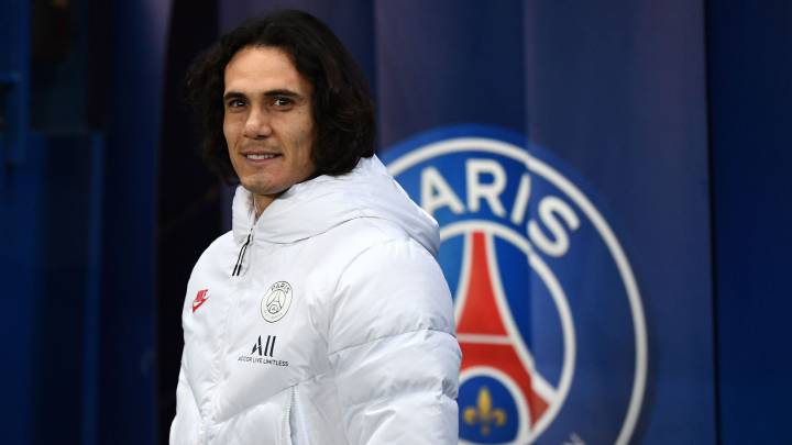 Cavani, delantero del PSG, es el objetivo prioritario del Atlético.