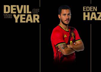 Hazard es nombrado mejor jugador belga del año 2019