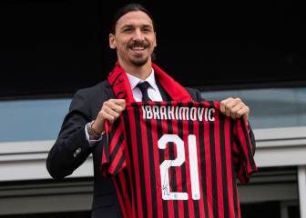 Ibra, en su presentación: 
