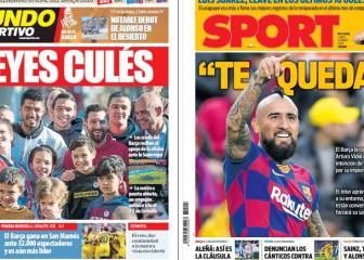 Sport: el Barça comunica a Vidal que sigue