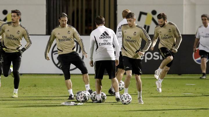 Real Madrid complete last session ahead of Super Cup final
