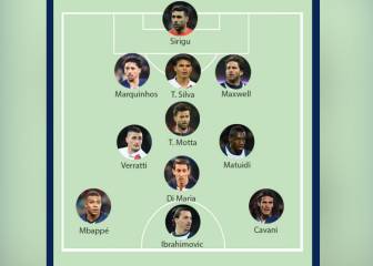El 11 de la década del PSG para France Football