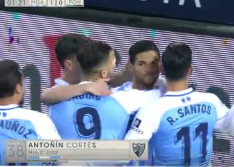 El Málaga gana tras la tormenta