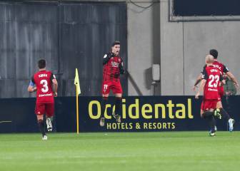 El Mirandés empató a un Cádiz, que ganaba 3-1 en el 93'