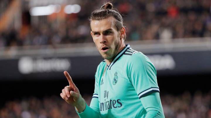 Bale, durante el Valencia-Real Madrid de LaLiga.