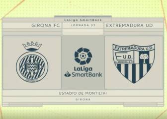 El Girona golea al Extremadura y se mantiene en playoffs