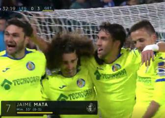 El Getafe duerme en Europa tras golear al Leganés en 20 minutos