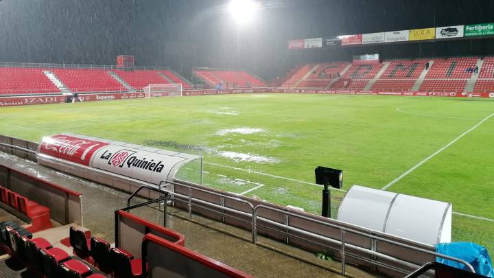 Oficial: aplazado por lluvia el Mirandés-Zaragoza