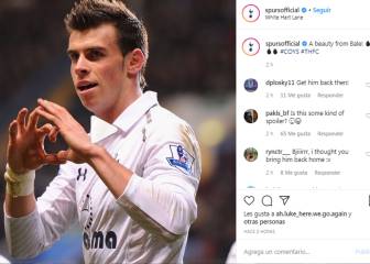 Otro guiño del Tottenham a Bale: subieron un gol que marcó contra el Southampton