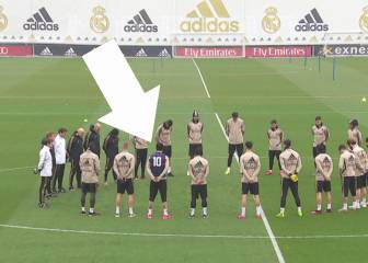 Real Madrid pay tribute to Kobe Bryant at training