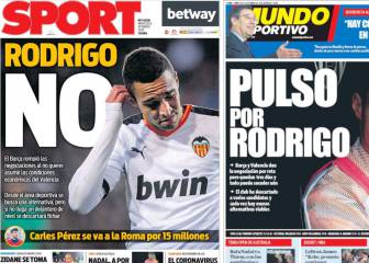 El show de Rodrigo, en la prensa de Barcelona