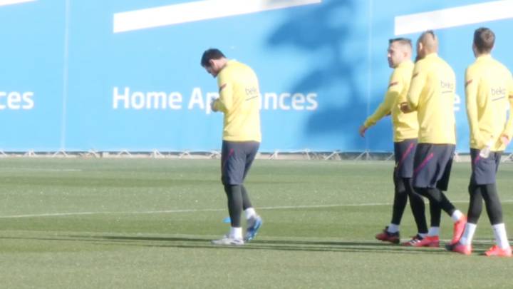 El Barça entrenó tras una cumbre de los capitanes por el cruce de palabras entre Abidal y Messi