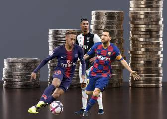 Messi, Cristiano y Neymar, en el top-3 de los jugadores mejor pagados