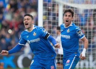 El Getafe abusa de un Valencia que no compareció