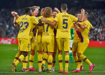 La victoria del Barcelona sobre el Betis en imágenes
