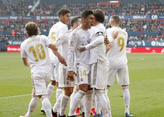El Real Madrid remonta, golea y mantiene el liderato