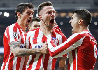 La victoria del Atlético ante el Liverpool en imágenes