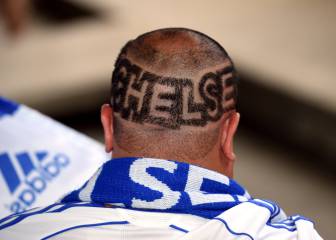 Fans who let their football passion level go to their heads... literally