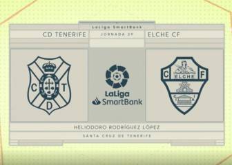 El Tenerife sorprende en casa y se lleva la victoria ante el Elche