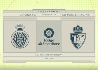 El Girona no pierde la estela del ascenso ante una Ponfe errática