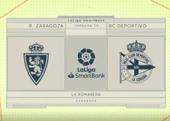 El Zaragoza se pone a uno del Cádiz ante un Depor muy blando