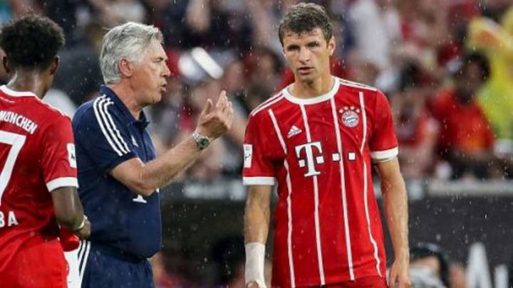 Müller, contra Ancelotti: "Cuando se fue Pep, el Bayern se convirtió en el Far West"