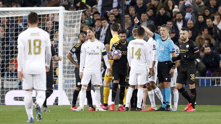 Real Madrid to appeal Sergio Ramos' red card against Manchester ...