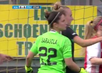 Lamentable acción de portera del PSV: Getafe le contesta