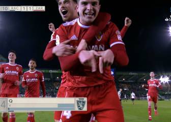 El Zaragoza consiguió un punto en el 90'