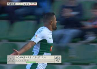 El Elche gana al Numancia y alcanza puestos de playoff