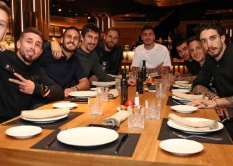 Comida de la plantilla en El Gran Escenario, el nuevo restaurante del Wanda