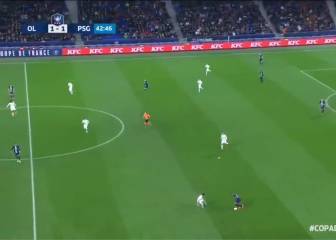 Neymar y un sprint de 50 metros imposible para su rival