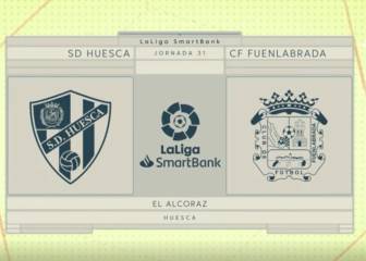 El Huesca resurge ante un Fuenlabrada de capa caída