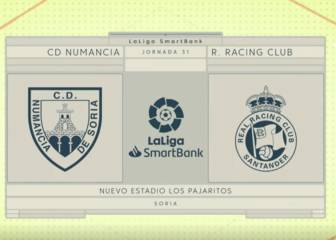 El Racing confirma su resurreción en Soria pese a jugar con diez