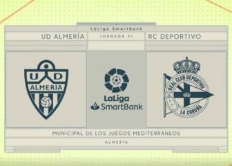 El Almería se gusta y somete a un Depor que vuelve al descenso