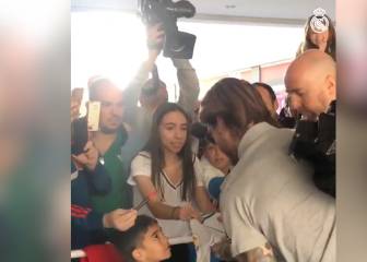 Sergio Ramos gets the Sevillian 'welcome home'