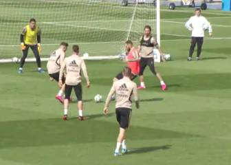Carvajal y Nacho se entrenan y apuntan al Eibar