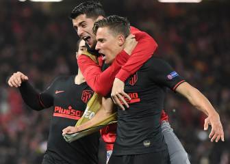 La heróica victoria del Atlético sobre el Liverpool en imágenes
