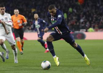 Mbappé será suplente contra el Dortmund