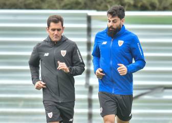 Villalibre ya con el grupo y Beñat, con esguince de tobillo