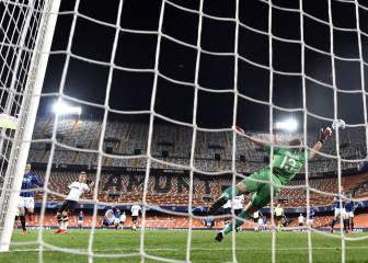 El Valencia ha encajado 27 goles en 2020