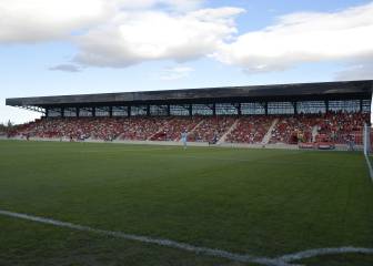 El Mirandés-Numancia, primer partido profesional suspendido
