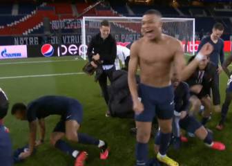 El PSG entero con Mbappé a la cabeza se mofa de Haaland tras eliminarlo de la Champions