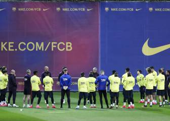 El vestuario del Barça, partidario de la suspensión de LaLiga